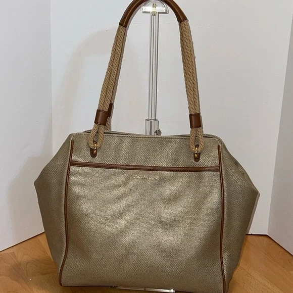 Michael Kors Talia Grab Bag Tote-Pale Gold - Picture 1 of 16